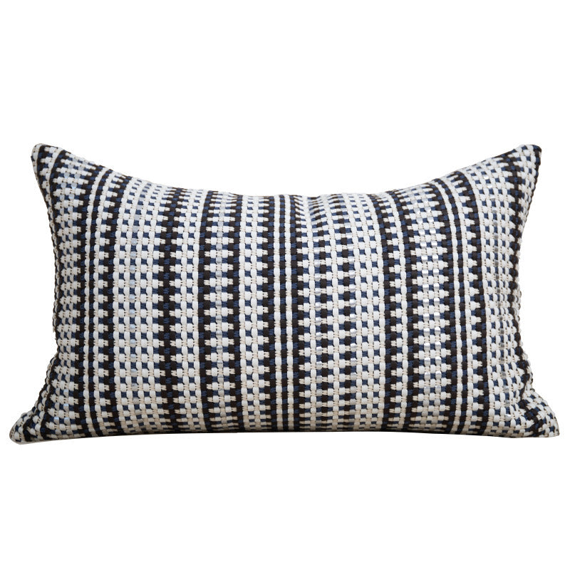 HKM-771859 Geometric Pattern Modern Minimalist Pillows - Misty Forest Series, Various Sizes Available