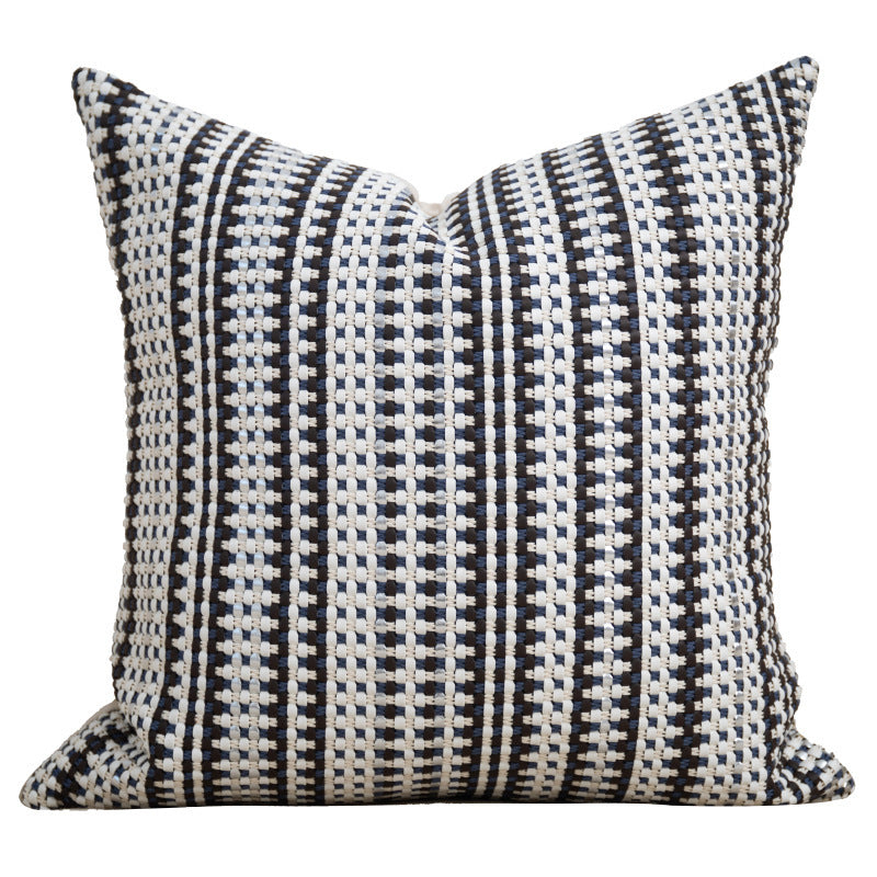 HKM-771859 Geometric Pattern Modern Minimalist Pillows - Misty Forest Series, Various Sizes Available