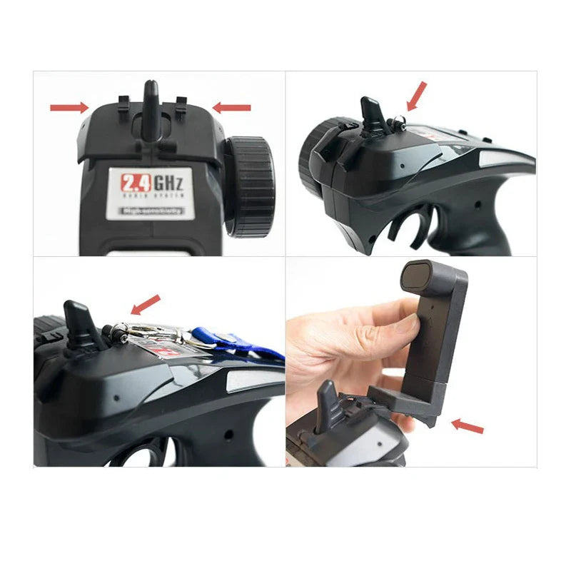 HKM-771987 Multi-Color 1/16 Off-Road Remote Control Car with HD Camera for Kids and Adults