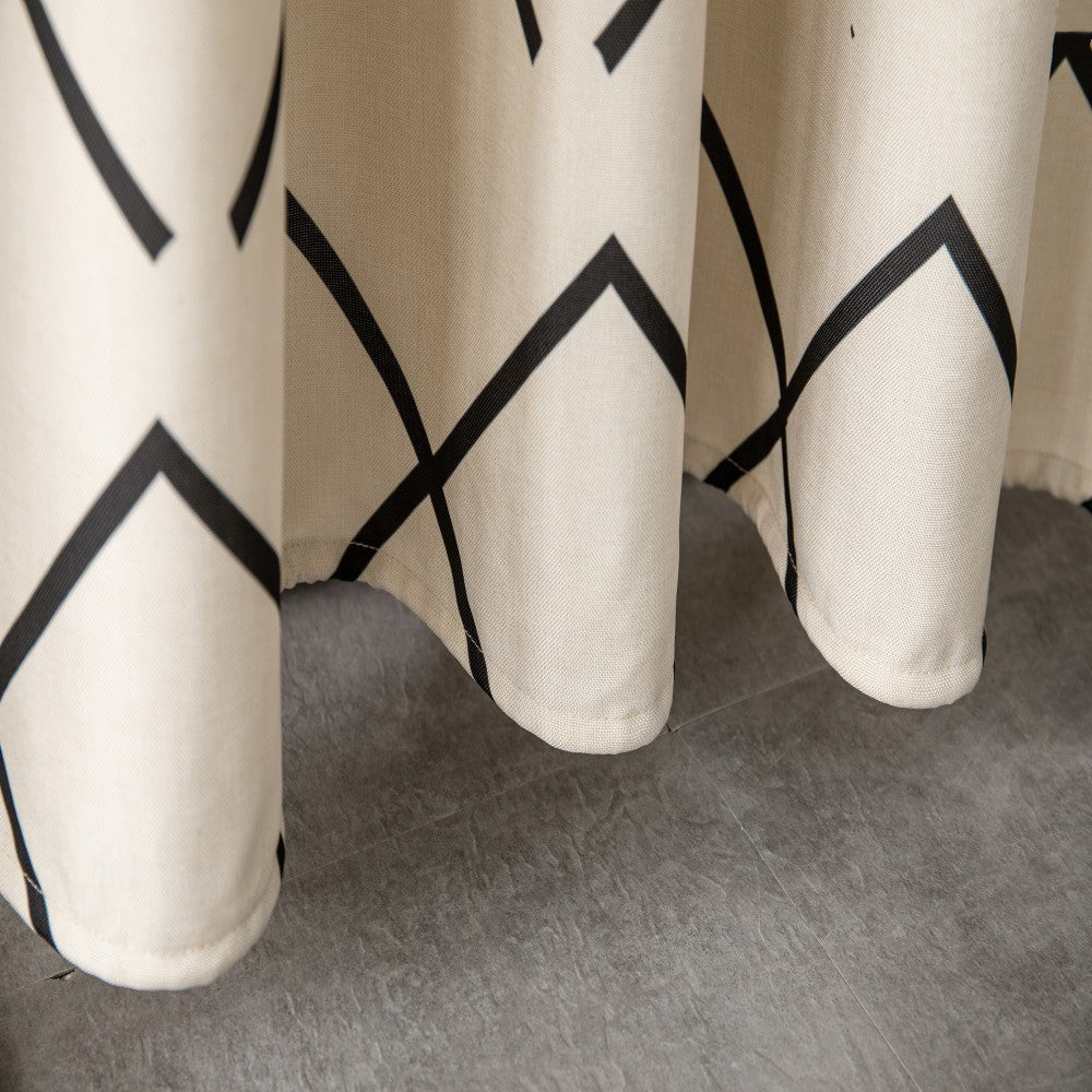 HKM-772051 Waterproof Polyester Shower Curtain Partition - Soft Touch, Anti-Penetration, Various Sizes