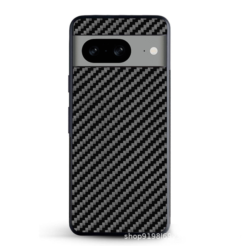 HKM-772115 Real Carbon Fiber TPU Phone Protective Case in Various Colors