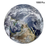 HKM-772307 1000-Piece Circular Paper Moon Jigsaw Puzzle - Challenging Educational Toy for Teens and Adults