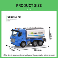 HKM-772371 3-Piece Friction Construction Truck Set - Plastic Truck Toys for Kids