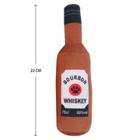 HKM-772371 Crystal Soft Nylon Pet Toy in White Vodka, Orange Agave & Coffee Whisky Colors