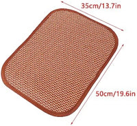 HKM-772499 Bamboo Rattan Cooling Mat for Pets - Self-Cooling Pad for Dogs, Cats, and Small Animals