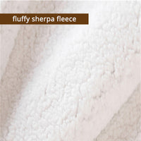 HKM-772499 Double-Thickened Polyester Blanket with Imitation Lambskin Design and Floral Pattern