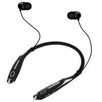 HKM-772627 Neck-Mounted Stereo Magnetic Bluetooth Sports Headphones with Call Function and Power Display