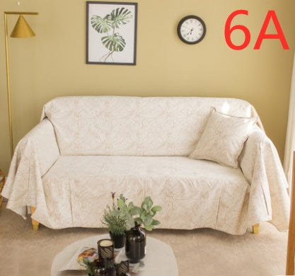 HKM-772627 Nordic Style Matte Pattern Sofa Cover in Customizable Colors