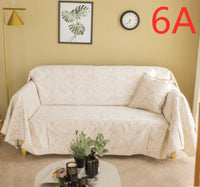 HKM-772627 Nordic Style Matte Pattern Sofa Cover in Customizable Colors