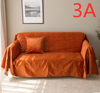 HKM-772627 Nordic Style Matte Pattern Sofa Cover in Customizable Colors