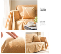 HKM-772627 Nordic Style Matte Pattern Sofa Cover in Customizable Colors