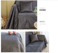 HKM-772627 Nordic Style Matte Pattern Sofa Cover in Customizable Colors