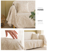 HKM-772627 Nordic Style Matte Pattern Sofa Cover in Customizable Colors