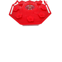 HKM-772819 Colorful Flower Hummingbird Feeder with Copper Hook and Ant Prevention Design