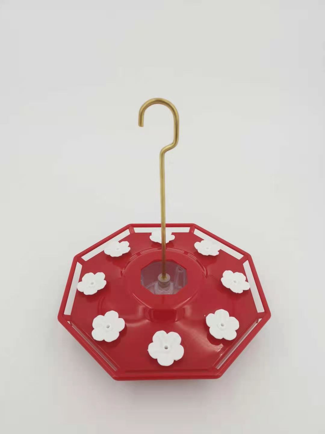 HKM-772819 Colorful Flower Hummingbird Feeder with Copper Hook and Ant Prevention Design