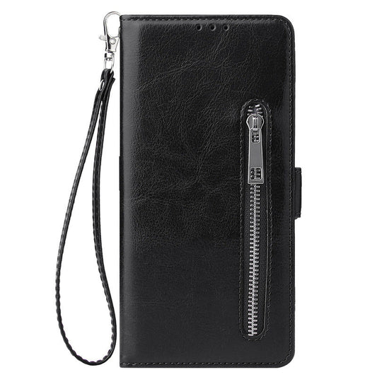 HKM-772819 Double Buckle Clamshell Phone Case with Zipper Bag - Compatible with Samsung Models
