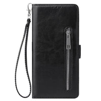 HKM-772819 Double Buckle Clamshell Phone Case with Zipper Bag - Compatible with Samsung Models