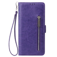 HKM-772819 Double Buckle Clamshell Phone Case with Zipper Bag - Compatible with Samsung Models