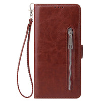 HKM-772819 Double Buckle Clamshell Phone Case with Zipper Bag - Compatible with Samsung Models