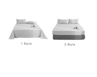 HKM-772883 Pure Cotton White Four-Piece Quilt Cover Bedding Set