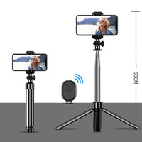 HKM-772947 Adjustable Selfie Stick Tripod for iPhone Models with Integral Self-Portrait Function
