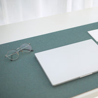 HKM-772947 Bendable Double-Sided Natural Cork Mouse Pad - Ocean Blue Edition, Non-Slip, 900x420mm/800x300mm