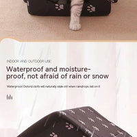 HKM-773011 Removable and Washable Cat Nest - Rain-Proof, Winter Warm, Available in Three Sizes