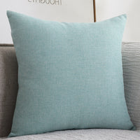 HKM-773011 Thickened Solid Color Cotton Linen Square Sofa Cushion
