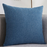 HKM-773011 Thickened Solid Color Cotton Linen Square Sofa Cushion