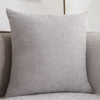 HKM-773011 Thickened Solid Color Cotton Linen Square Sofa Cushion
