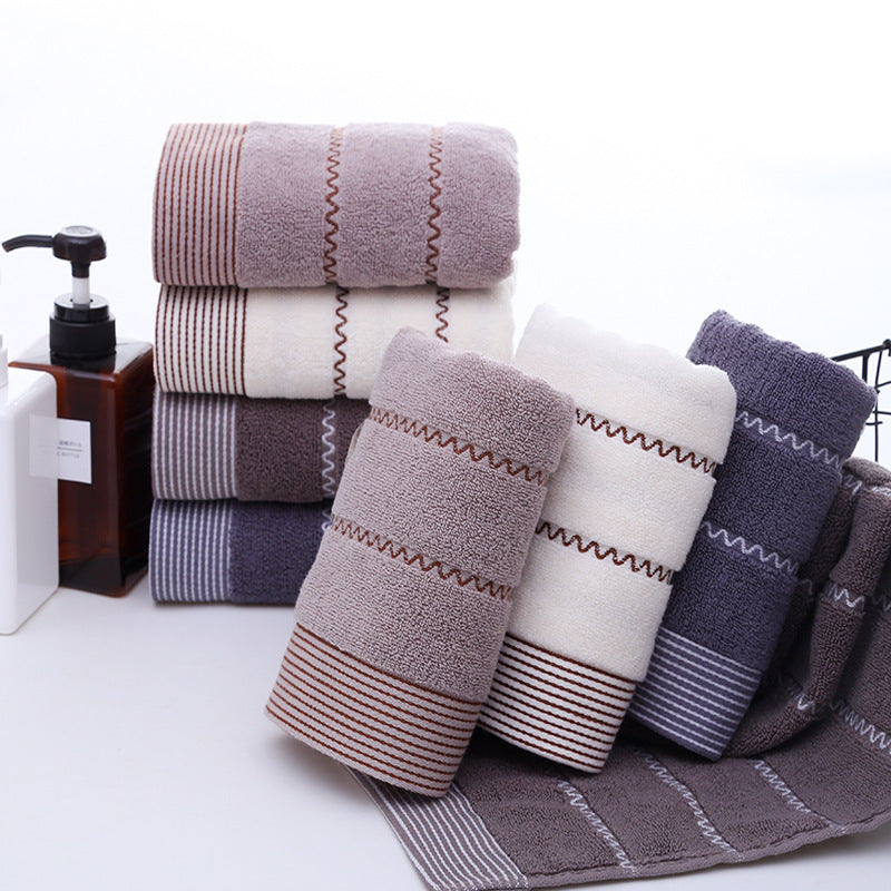 HKM-773139 Cotton Household and Face Towels in Assorted Colors and Patterns