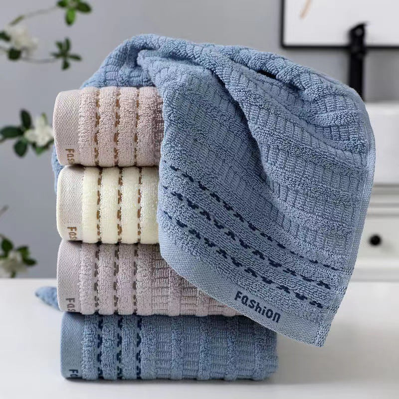 HKM-773139 Cotton Household and Face Towels in Assorted Colors and Patterns