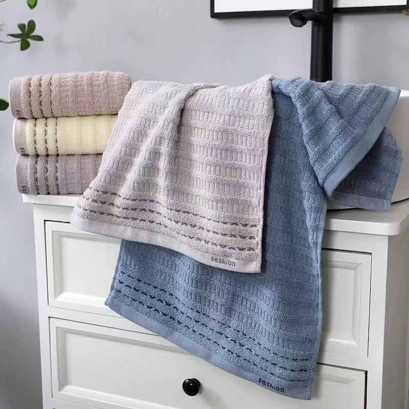 HKM-773139 Cotton Household and Face Towels in Assorted Colors and Patterns