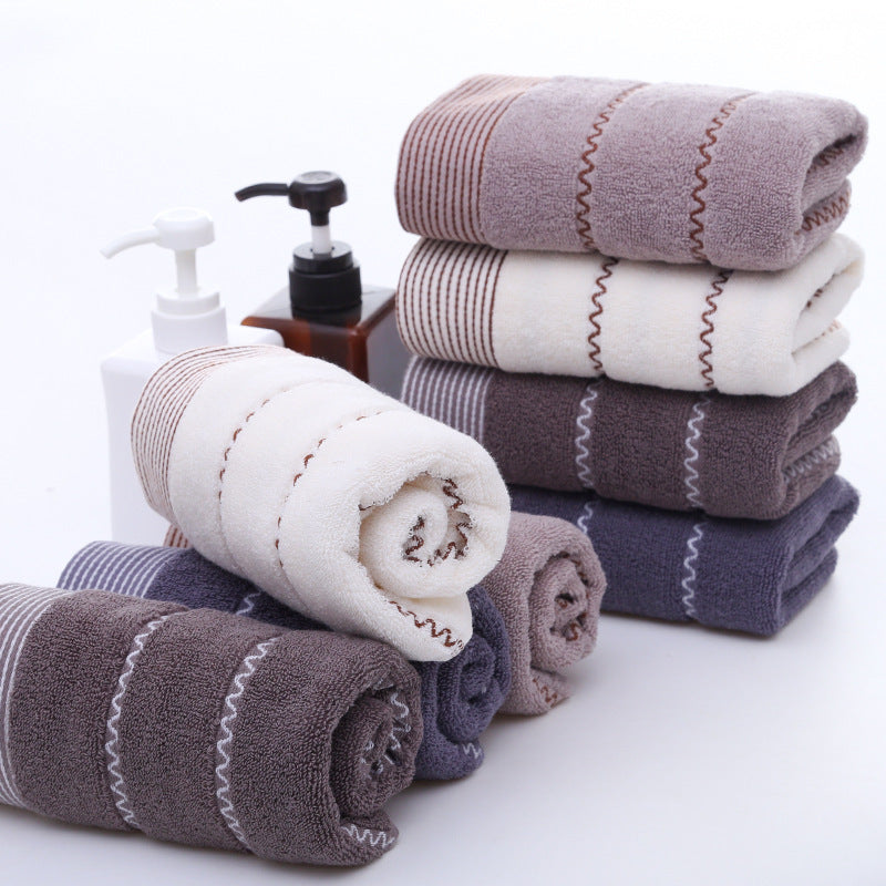 HKM-773139 Cotton Household and Face Towels in Assorted Colors and Patterns