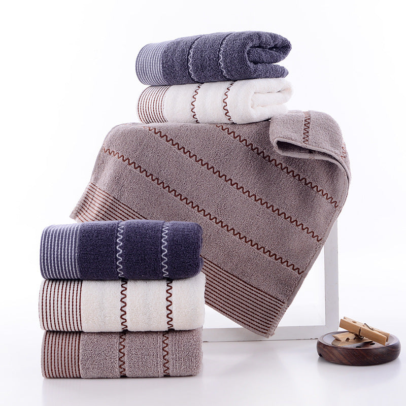 HKM-773139 Cotton Household and Face Towels in Assorted Colors and Patterns