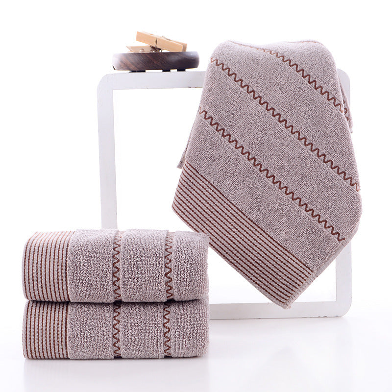 HKM-773139 Cotton Household and Face Towels in Assorted Colors and Patterns