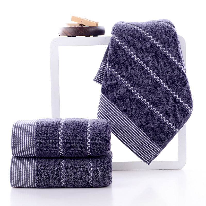 HKM-773139 Cotton Household and Face Towels in Assorted Colors and Patterns