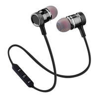 HKM-773267 Wireless Sports Bluetooth Headset with Magnet Control and Microphone for Running and Mobile Phones