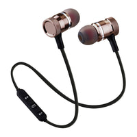 HKM-773267 Wireless Sports Bluetooth Headset with Magnet Control and Microphone for Running and Mobile Phones
