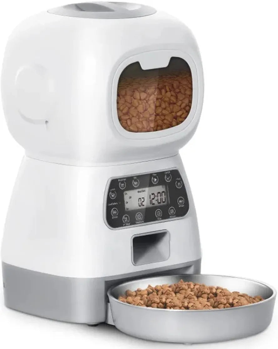 KTX-773331 Smart Automatic Pet Feeder with Voice Playback and WiFi Control, 3.5L Capacity for Cats and Dogs