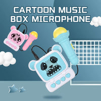 HKM-773459 Children's Portable Handheld Music Box with Microphone - Fun Singing Toy for 18 Months and Up