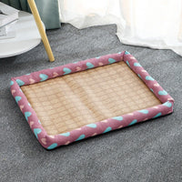 HKM-773523 Summer Pet Mat Nest in Various Fun Designs - Soft Cloth Bedding for Dogs, Multiple Sizes Available