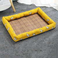 HKM-773523 Summer Pet Mat Nest in Various Fun Designs - Soft Cloth Bedding for Dogs, Multiple Sizes Available