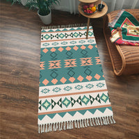 HKM-773779 Nordic Style Imitation Cotton and Linen Tassel Woven Floor Mat Cushion - Available in Unique Patterns and Sizes