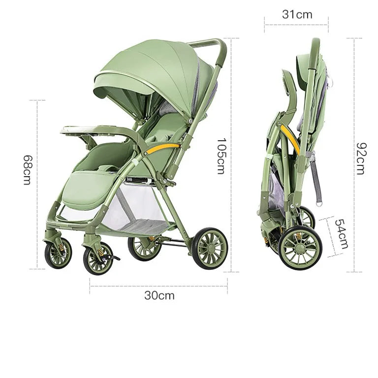 KTX-773907 2 in 1 Multifunctional Baby Stroller and Wagon with Car Seat Attachment