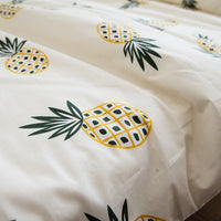HKM-774035 Cotton Twill Bed Sheet Set with Quilt Cover and Pillowcase - Multiple Sizes Available
