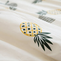 HKM-774035 Cotton Twill Bed Sheet Set with Quilt Cover and Pillowcase - Multiple Sizes Available