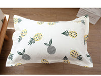 HKM-774035 Cotton Twill Bed Sheet Set with Quilt Cover and Pillowcase - Multiple Sizes Available