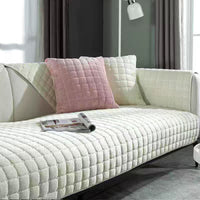 HKM-774035 Thickened Fleece Non-Slip Sofa Cushion Cover in Various Sizes and Colors