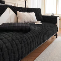 HKM-774035 Thickened Fleece Non-Slip Sofa Cushion Cover in Various Sizes and Colors